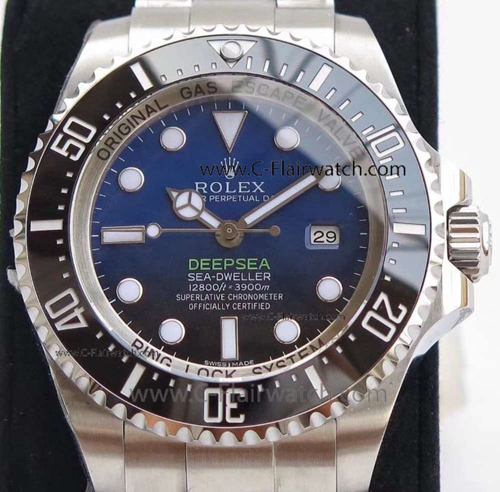 Super Clone Rolex Sea Dweller 116660 D-Blue Dial Watch AR Factor